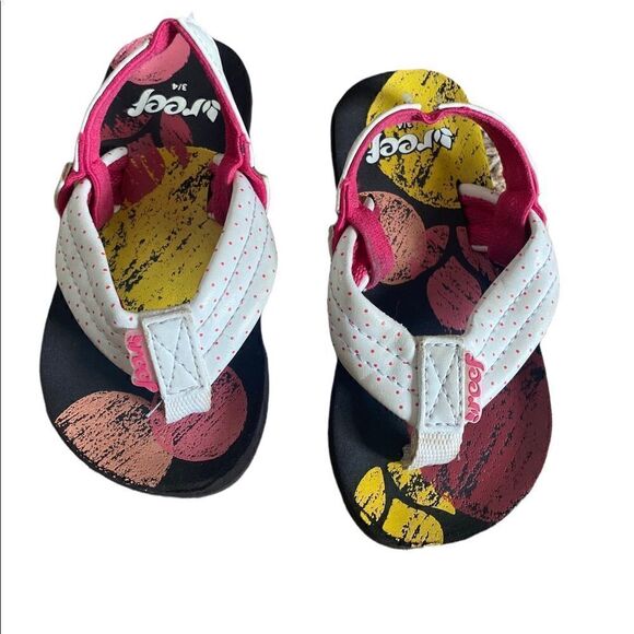 Reef Flip Flop Sandals White Size 3/4 - Picture 2 of 7